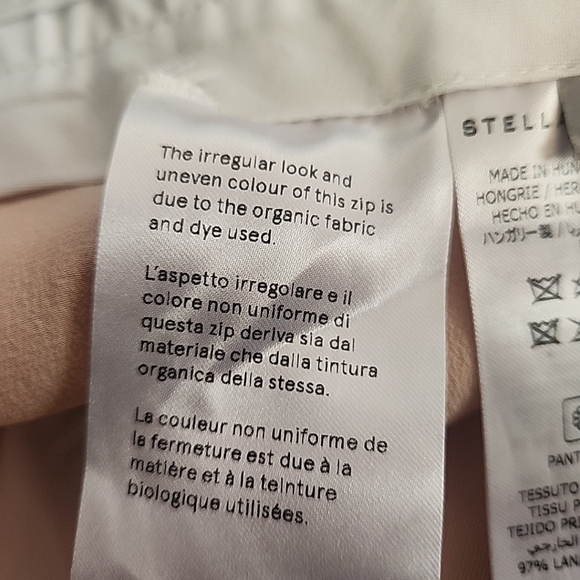 Stella McCartney blush pink pants sz 40 wool silk lined, slight crop - Picture 6 of 9